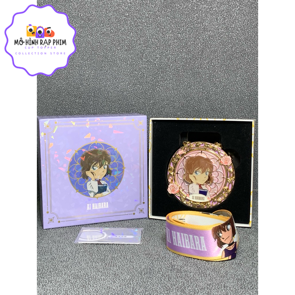 HUY CHƯƠNG AI HAIBARA PHIM DETECTIVE CONAN, THÁM TỬ LỪNG DANH CONAN CHÍNH HÃNG KEEP