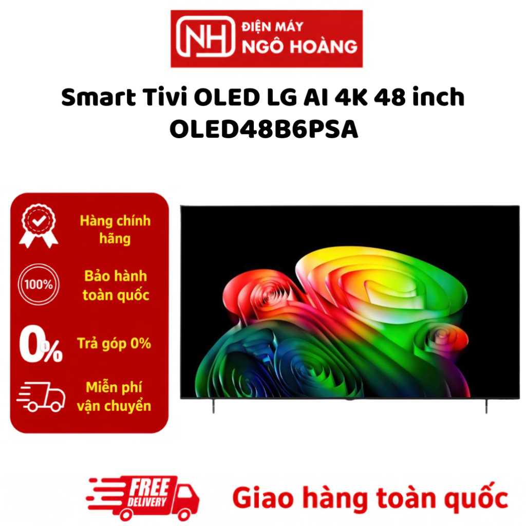 OLED48B6PSA Smart Tivi OLED LG AI 4K 48 inch mẫu mới 2026