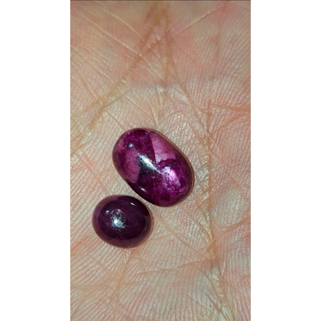2 viên ruby tự nhiên thiên nhiên 9.2 carat