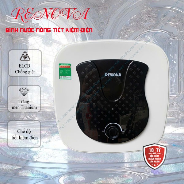 Bình Nóng Lạnh Renova 20L Chính Hãng – Bình Nước Nóng Renova Tiết Kiệm Điện