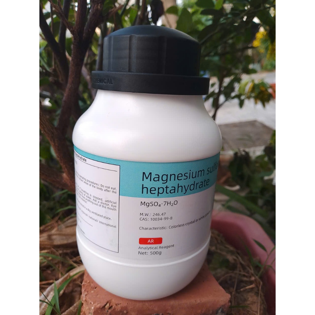 MgSO4 chai 500gr thí nghiệm hàng xilong