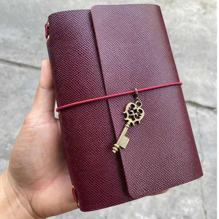 Sổ Da Handmade Nomad's Note A6 16x12, Da Thật, Sổ Ghi Chép Tiện Dụng