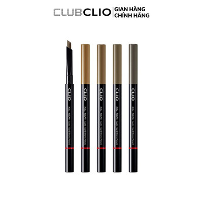 [LIVE] Chì Kẻ Chân Mày 2 Đầu, Bám Màu Tốt Clio Kill Brow Auto Hard Brow Pencil 0.31g