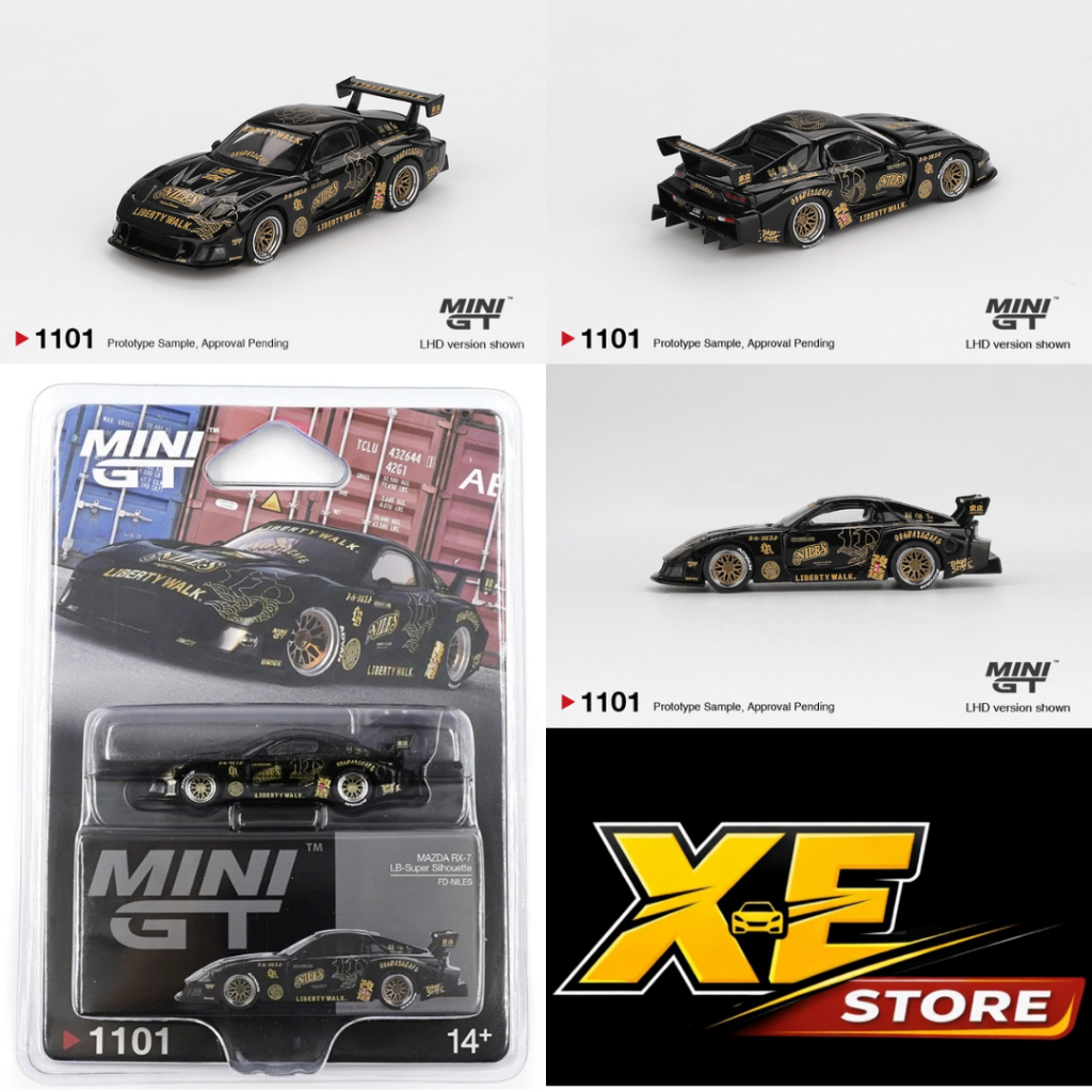 MiniGT MAZDA RX7 - Xe Mô Hình Diecast 1/64 - Minigt 1101 - [XE Store]