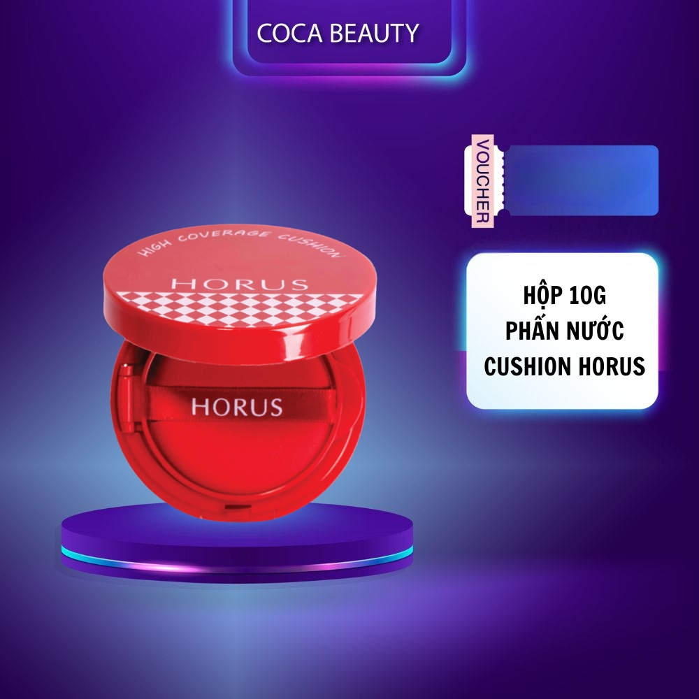Phấn nước Horus Dream Cover Air Cushion 10G - 3 in 1 - che khuyết điểm vượt trội, ẩm mịn,mỏng nhẹ
