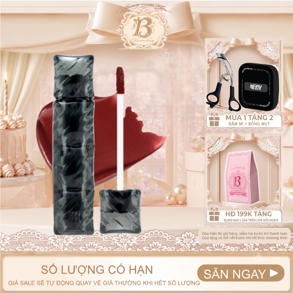 Son Phao Merzy Kem Lì Bền Màu, Lâu Trôi Puffer Velvet Tint 3.7g ThegioiSkinfood