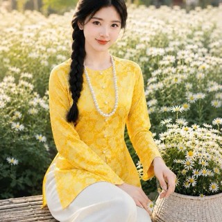 ÁO BÀ BA HOA VINTAGE NỮ TAY DÀI # ÁO LẺ, QUẦN LẺ # THỜI TRANG NỮ # ÁO TRUYỀN THỐNG