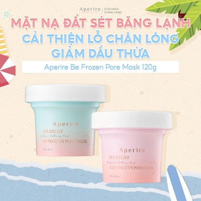 [APERIRE] Mặt Nạ Đất Sét Giúp Nhỏ Lỗ Chân Lông, Giảm Dầu Thừa, Làm Dịu Da Spa Relief Pore Mask 120g