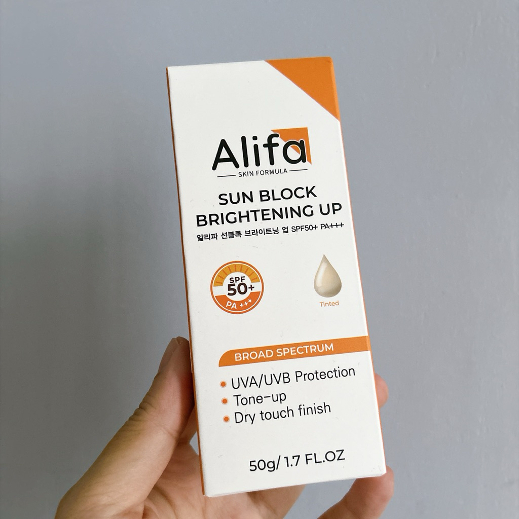 [Pass KOC 99%][Đã Mở Seal] Kem Chống Nắng Nâng Tone Alifa Sun Block Brightening Up SPF50+ PA+++ Kiềm