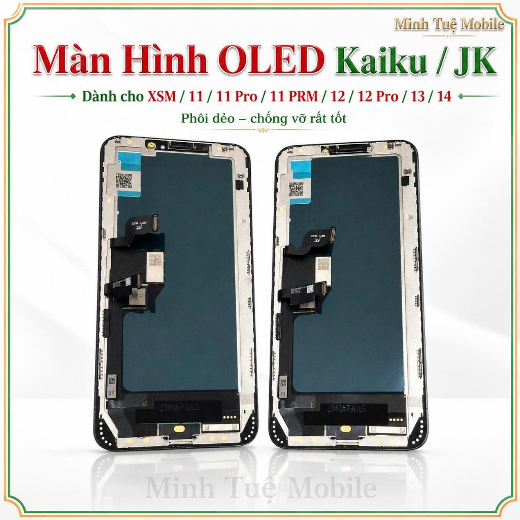 Màn Hình OLED Kaiku / JK Dành Cho Máy Táo XS Max / 11 / 11 Pro / 11 Pro Max / 12 / 12 Pro / 13 / 14