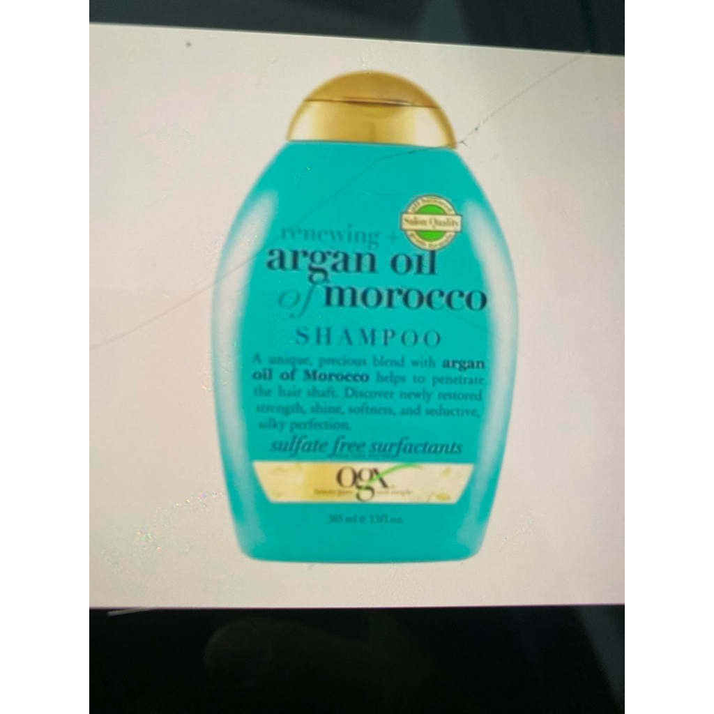 dầu gội phục hồi tóc hư tổn OGX Argan oil Renewing of maroco sampoo 385ml