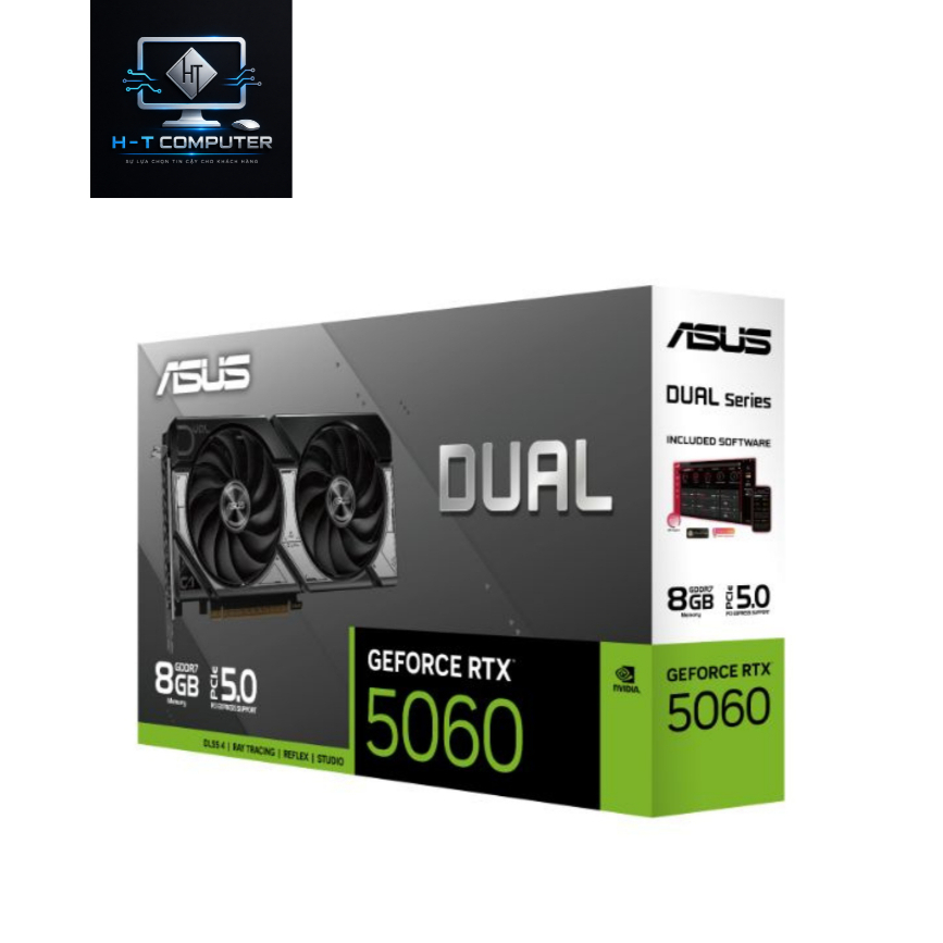 (NEW) VGA ASUS Dual GeForce RTX 5060 8GB GDDR7 (DUAL-RTX5060-8G)
