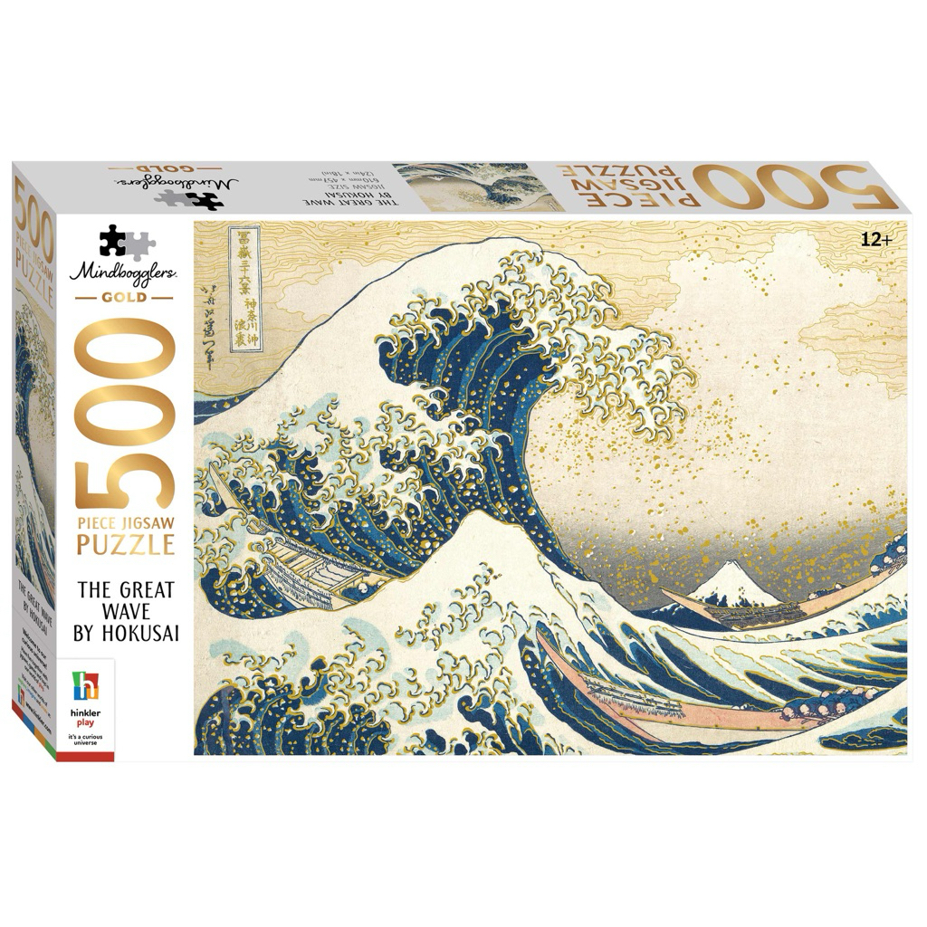 HINKLER PUZZLE 500pcs THE GREAT WAVE BY HOKUSAI