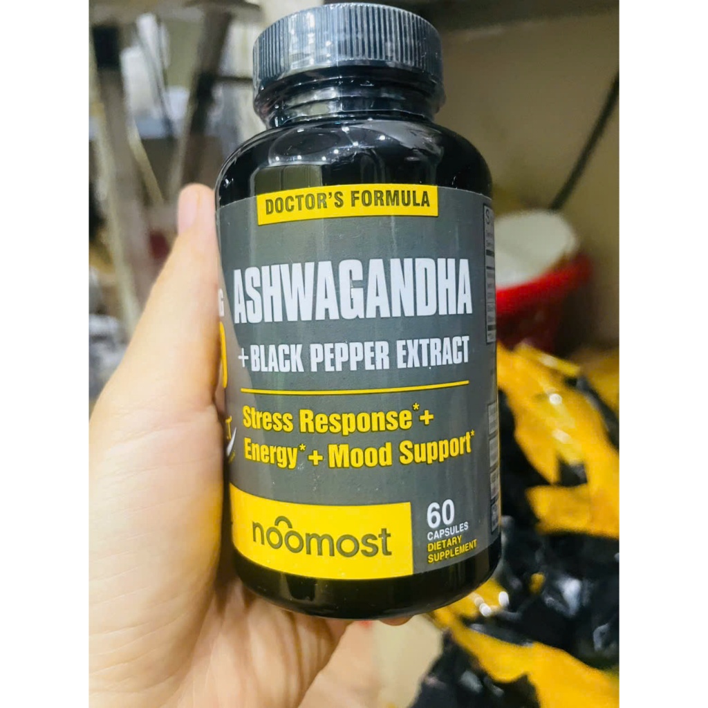 Bột hỗn hợp hạt tiêu đen và Ashwagandha NooMost