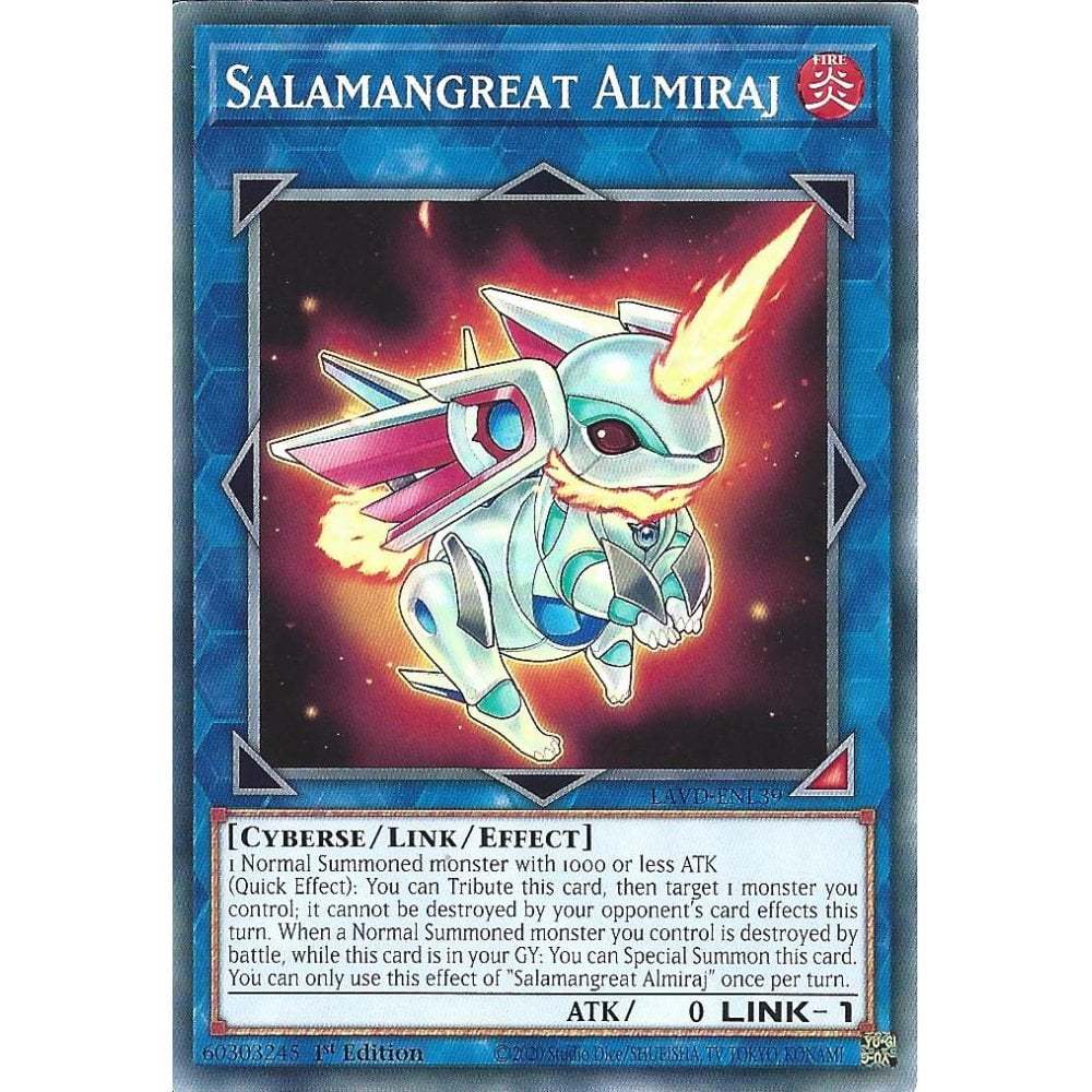 [KW2 Yugioh] [EN-UK] Thẻ LAVD-ENL39 Salamangreat Almiraj : Common Card : 1st Edition