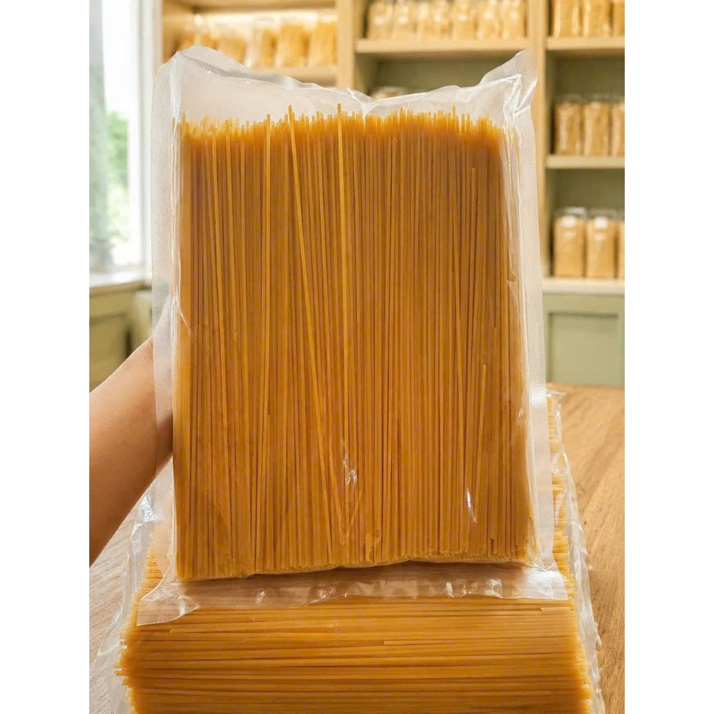 [Mì Ý Xưởng Sản Xuất] Mì Spaghetti 2kg Sợi Dài, Dễ Chia Khẩu Phần, Dùng Chế Biến Món Âu