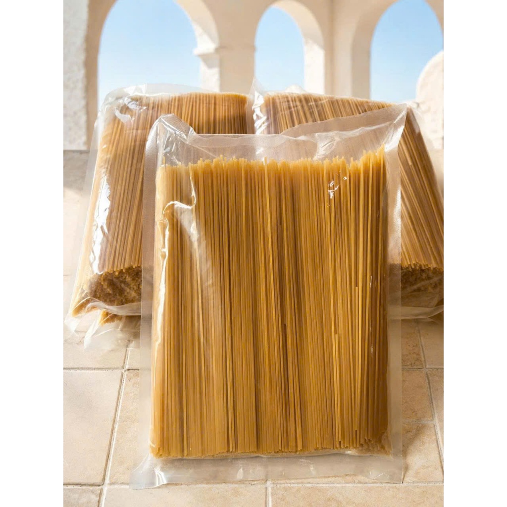 [Mì Ý Nhà Hàng] Combo 4kg Gồm 2 Túi 2kg Mì Ý Spaghetti Sợi Tròn Nhập Khẩu, Chuyên Dùng Cho Quán Ăn