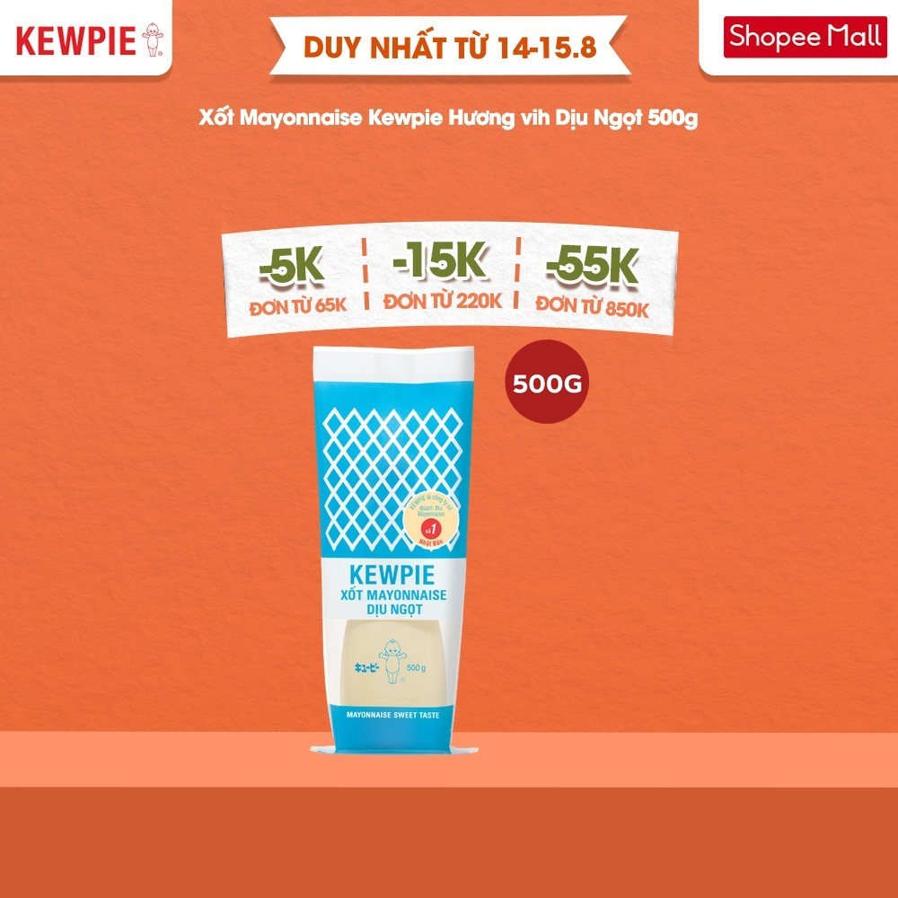 Xốt Mayonnaise Kewpie Hương vị Nhật và Dịu ngọt