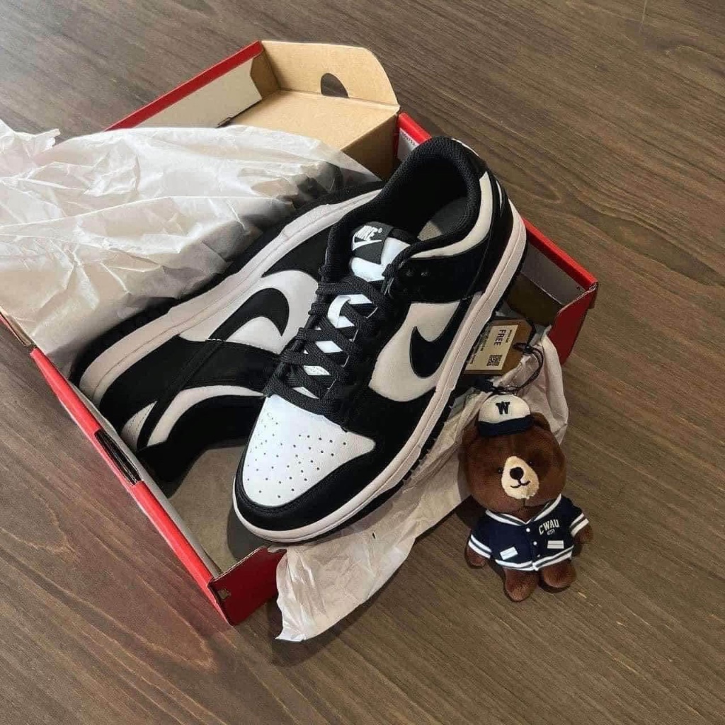[ CHÍNH HÃNG ] GIÀY DUNK RETRO LOW PANDA UNISEX NAM NỮ AUTHENTIC FULL BOX