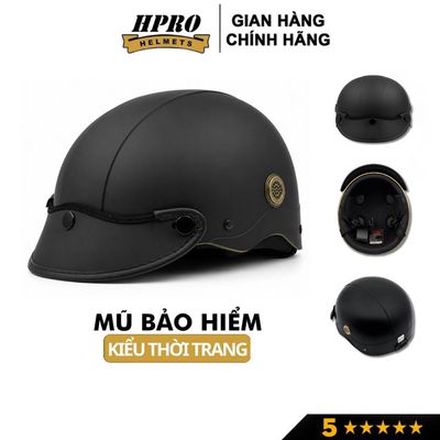 Mũ bảo hiểm nửa đầu thời trang LOTA Helmet, nhiều màu sắc cá tính, kiểu dáng trẻ trung cá tính Freesize (52-56cm).