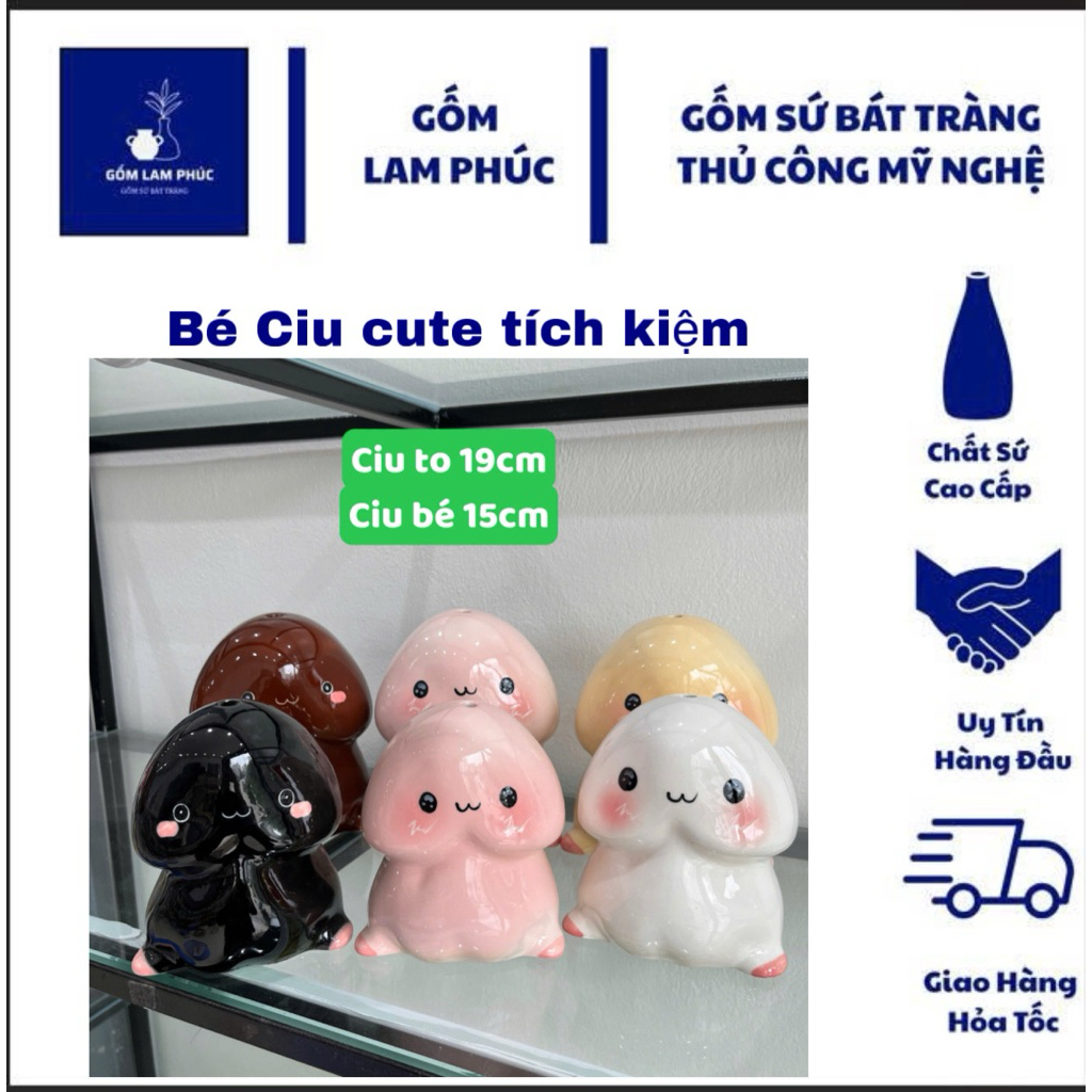 BÉ CIU CUTE , ỐNG HEO TÍCH KIỆM BÉ CIU , CIU TÍCH KIỆM CUTE DỄ THƯƠNG