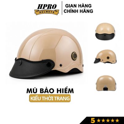 Mũ bảo hiểm 1/2 đầu thời trang LOTA Helmet, nhiều màu sắc cá tính, kiểu dáng trẻ trung cá tính Freesize (52-56cm).