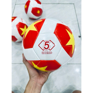 Bóng đá da Pu đá êm chân size 5 , chuẩn thi đấu luyện tập ( tặng kim bơm + túi lưới )