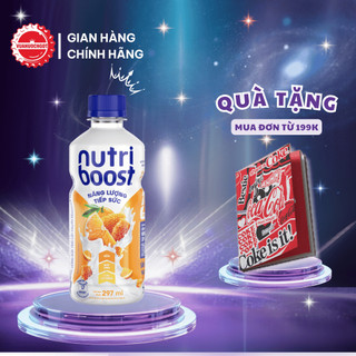 Lốc 24 Chai Sữa Chua Uống Nutriboost Hương Cam 297ml/Chai Sale 15.8_SP