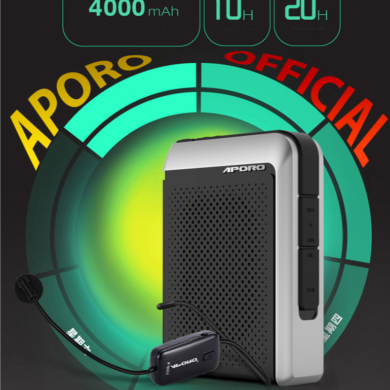 APORO T18 UHF PLUS - Máy trợ giảng chính hãng Aporo Official