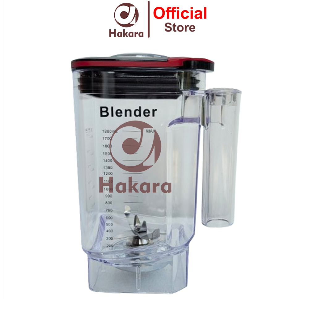 Cối máy xay sinh tố công nghiệp NIKITO 1.8L nhựa ABS siêu bền bảo hành 12 tháng - HAKARA