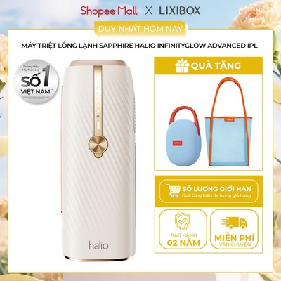 [SPLIVE] Máy Triệt Lông Lạnh Sapphire Halio InfinityGlow Advanced IPL Sapphire Cooling Hair Removal Device