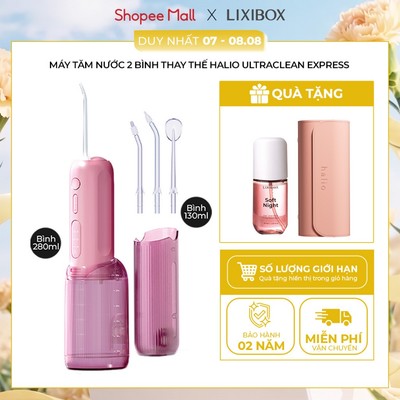 [SPLIVE] Máy Tăm Nước 2 Bình Thay Thế Halio Ultraclean Express Hydro Floss - Kèm Túi Da