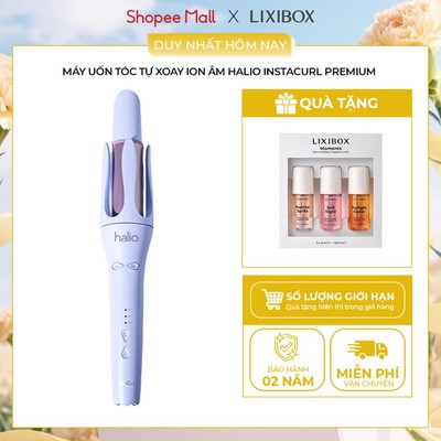 Máy Uốn Tóc Tự Động Xoay Halio InstaCurl Premium Automatic Hair Styler - Periwinkle