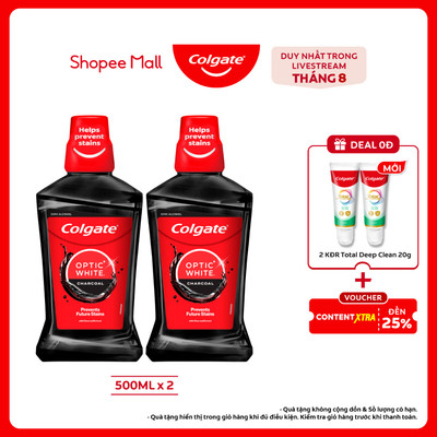 [Livestream] Bộ 2 nước súc miệng Colgate the mát dài lâu gấp 10X - diệt 99,9% vi khuẩn