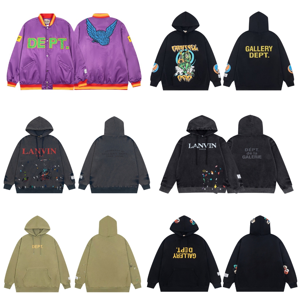 Áo Khoác Nam Nữ Gallery Dept. NM Hoodie Unisex Chất Cotton Cao Cấp Form Rộng