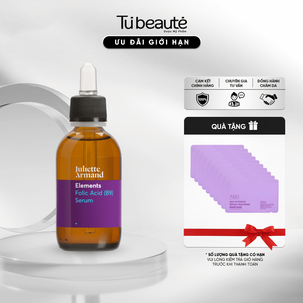 [HÀNG CÔNG TY] Tinh Chất Chống Kích Ứng Juliette Armand Elements Folic Acid (B9) Serum 55ml
