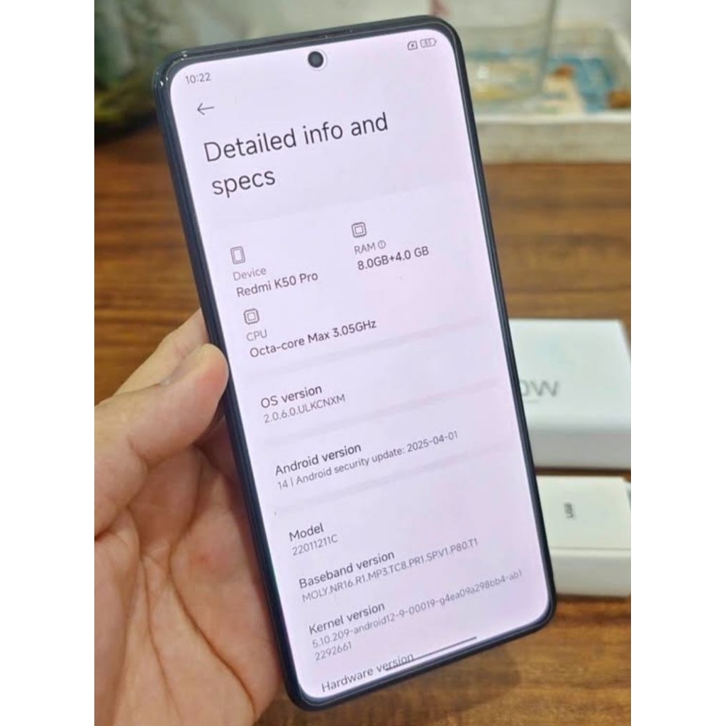 Điện thoại redmi k50 pro 8/128gb cũ rẻ như xác