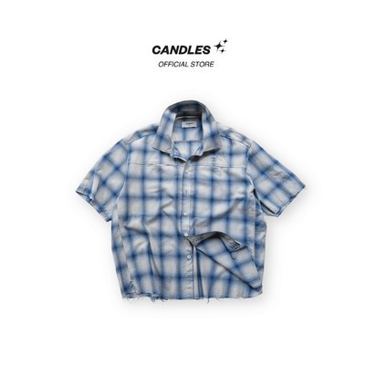 Áo Sơ Mi Tay Ngắn Candles Segment Shirt Unisex