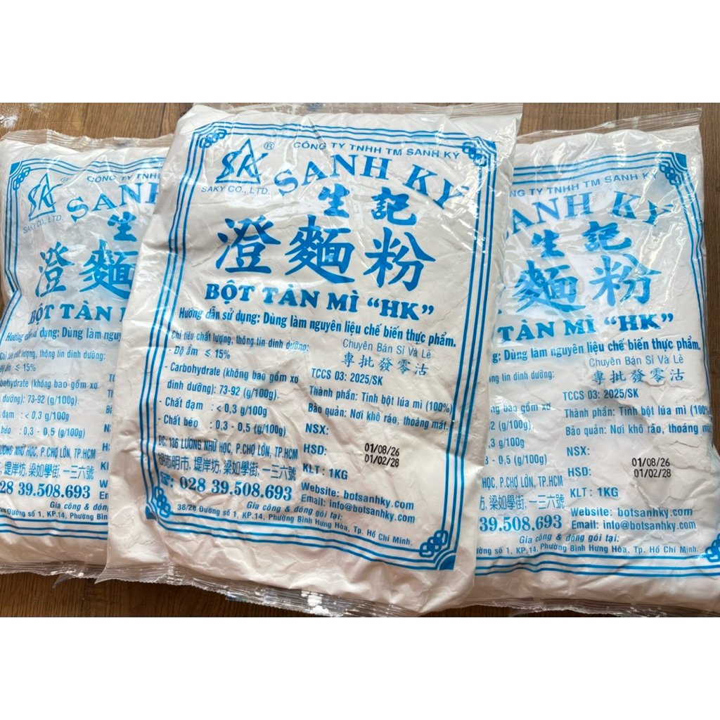Combo 5kg BỘT TÀN MÌ Sanh Ký