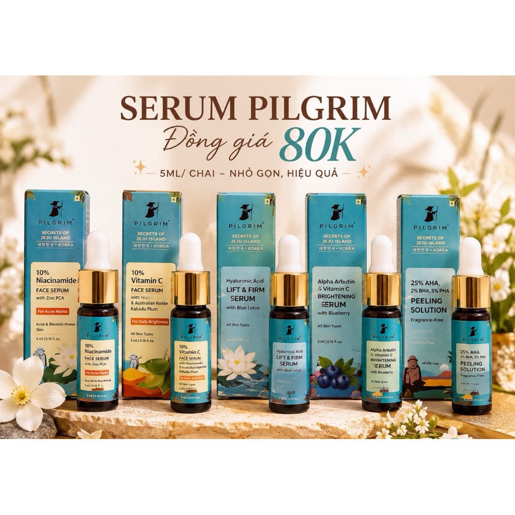 SERUM PILGRIM CÁC LOẠI MINI 5ML