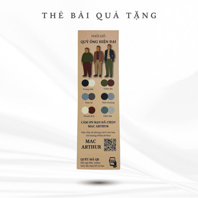 [ Quà tặng ] Thẻ bài phối đồ Mac Arthur