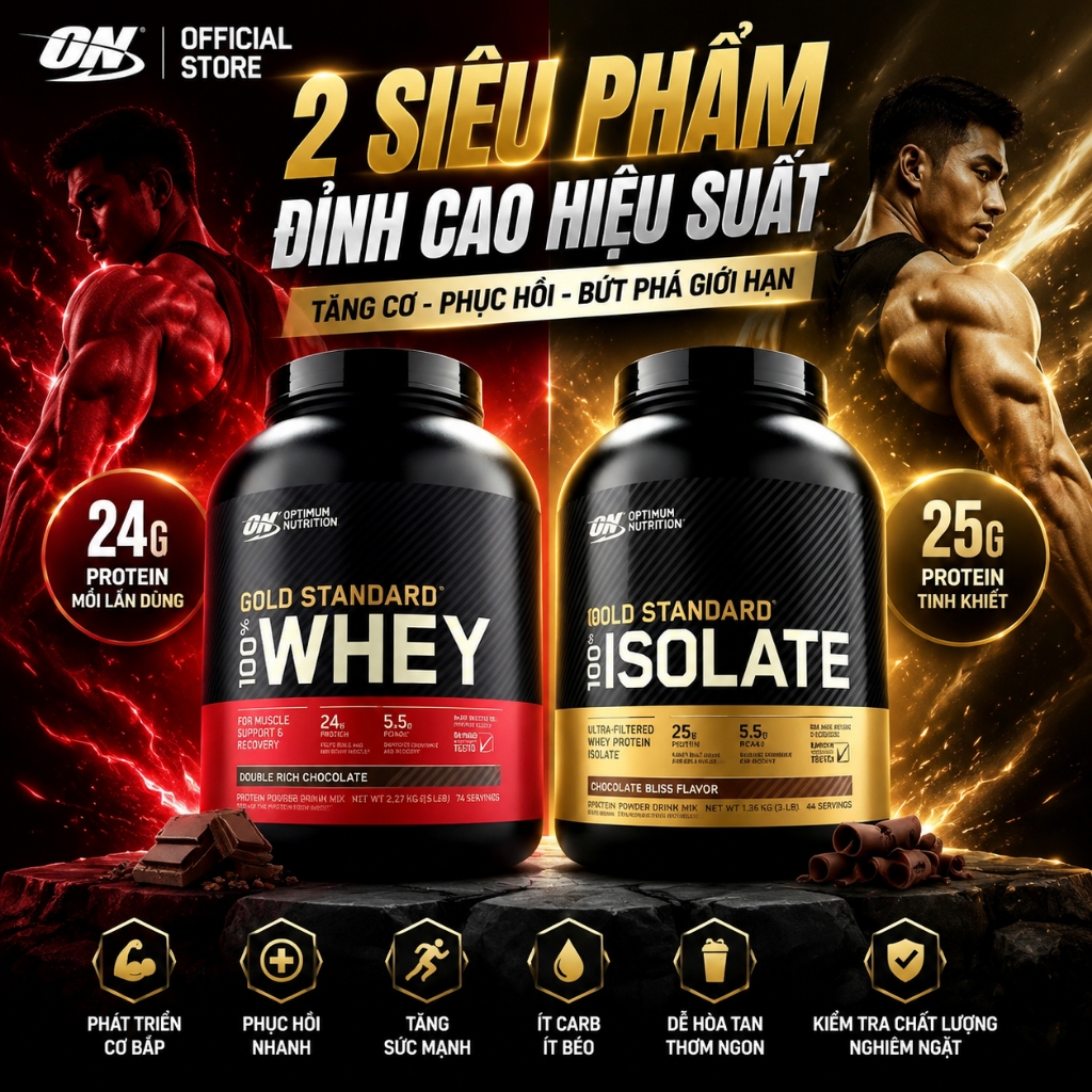 Bột Protein ON Gold Standard Whey Isolate 5.2 lbs (Whey Protein Isolate) （6）