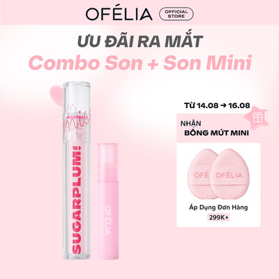 Combo Son OFÉLIA SUGARPLUM -  MistyNow Blurring Tint + Lolli Glow Tint Mini Size (3.8g x 1g)