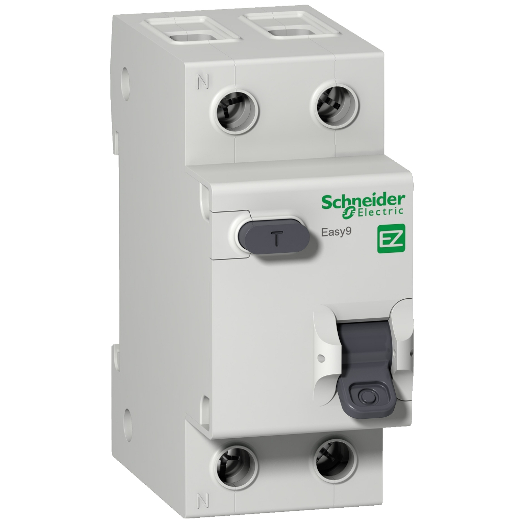 Cầu dao chống giật Schneider Easy9 1P-N 4.5kA 30mA EZ9D34610 EZ9D34616 EZ9D34620 EZ9D34625 EZ9D34632