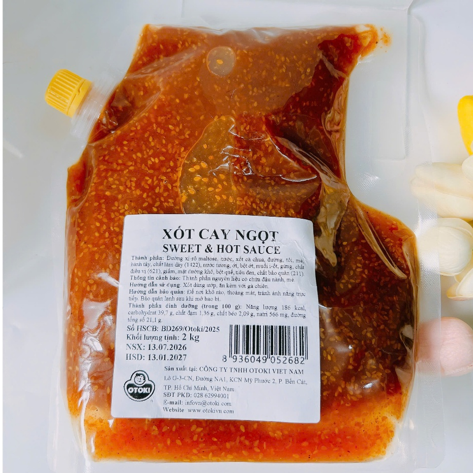 2Kg Sốt Hot & Sweet ( Sốt HS) Ottogi_ Sốt Phủ Gà Rán