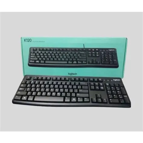 Bàn Phím Logitech K120 - Chuột Có Dây Logitech B100