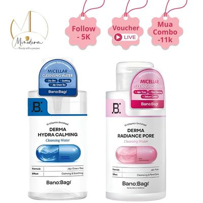 Nước tẩy trang BANOBAGI làm sạch sâu, cấp ẩm dịu nhẹ cho da mặt 500ml