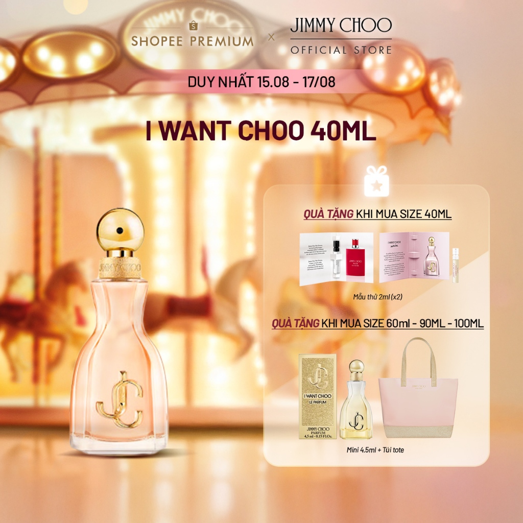 Nước hoa nữ Jimmy Choo I Want Choo EDP 40ml