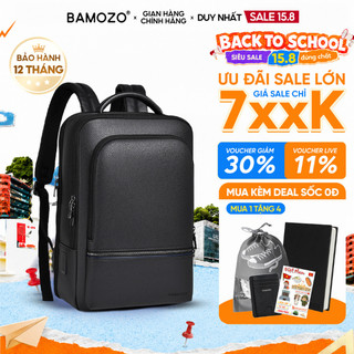 Balo da nam nữ B Bamozo Vestor sức chứa 16 inch có cổng sạc USB, chống sốc, chống nước cao cấp_BL07