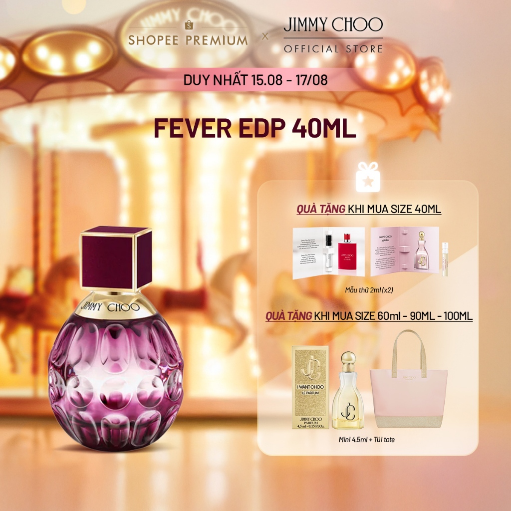 Nước hoa nữ Jimmy Choo Fever Edp 40Ml
